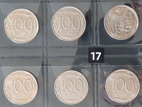 Italia gruppo monete 100 - italia,
