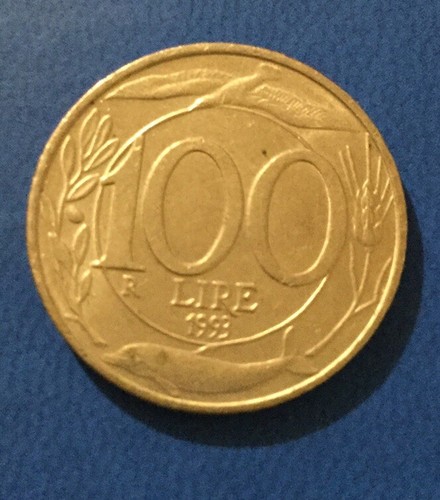 100 lire italia turrita - italia,