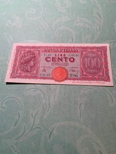100 lire luogotenenza umberto - 100,
