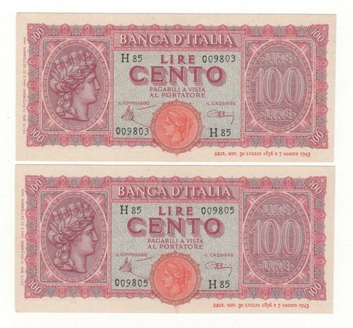 100 lire italia turrita - turrita,
