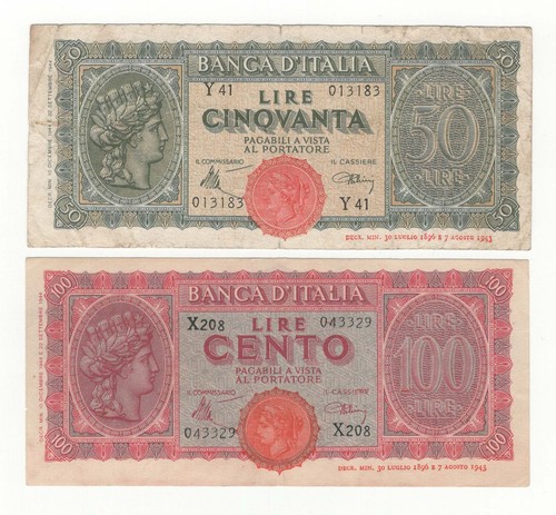 Lotto 100 lire italia - ,