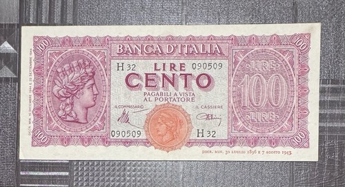 100 lire italia turrita - 100,
