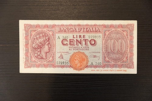 100 lire italia - 100,