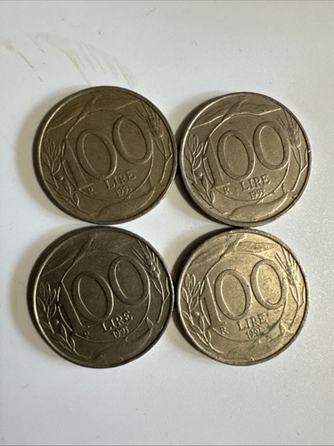 Pezzi 100 lire turrita - 4,
