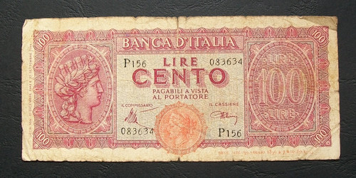 Luogotenenza 100 lire - luogotenenza,