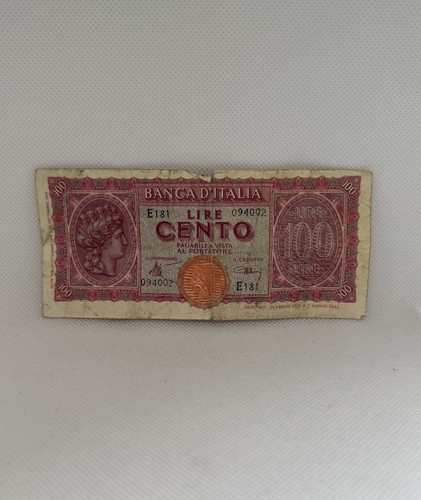 Banconota italia 100 - /,