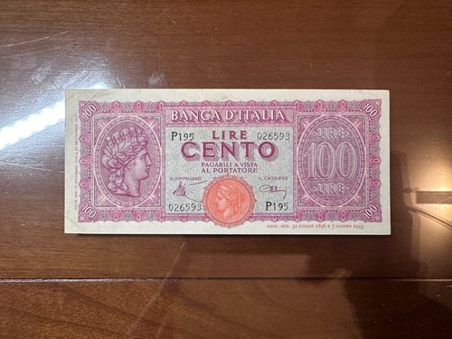 Banconota 100 lire italia - banconota,