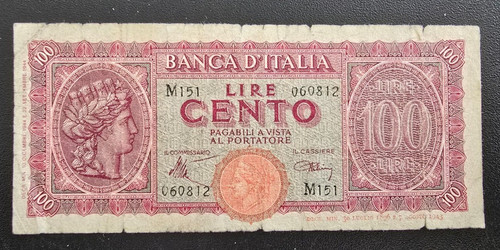 Italia luogotenenza banconota - italia,