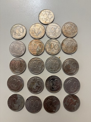 100 lire repubblica italiana - lire,