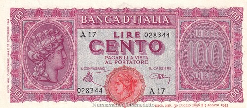 Luogotenenza 100 lire - luogotenenza,