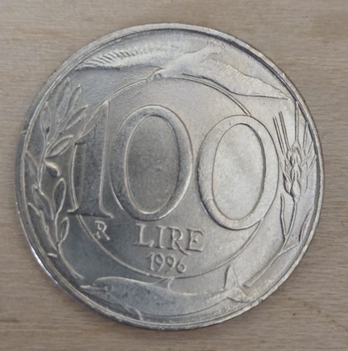 100 lire italia turrita - turrita, 2°