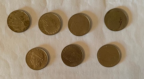 Lotto monete 100 - 7, da