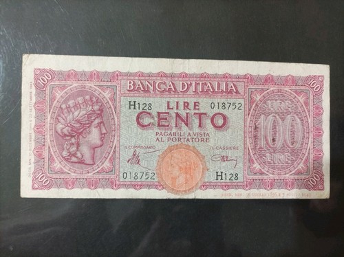 100 lire italia turrita - 100,