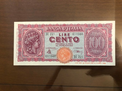 Banconota 100 lire - banconota, italia