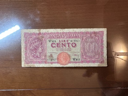 Banconota 100 lire italia - lire,